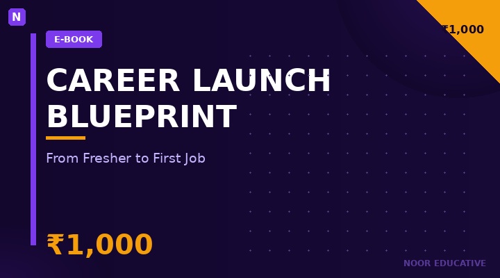 The Career Launch Blueprint: From Fresher to First Job